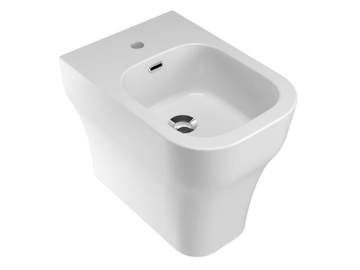 SYNTHESIS ECO - Floor mounted Vitreous China bidet with overflow by Olympia Ceramica - view 2